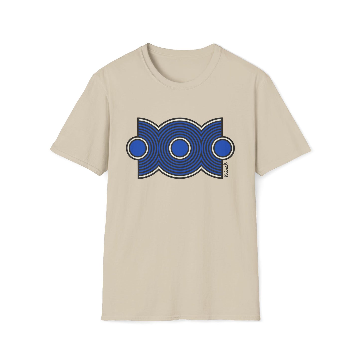 Trio Ripple Blue Unisex T-Shirt