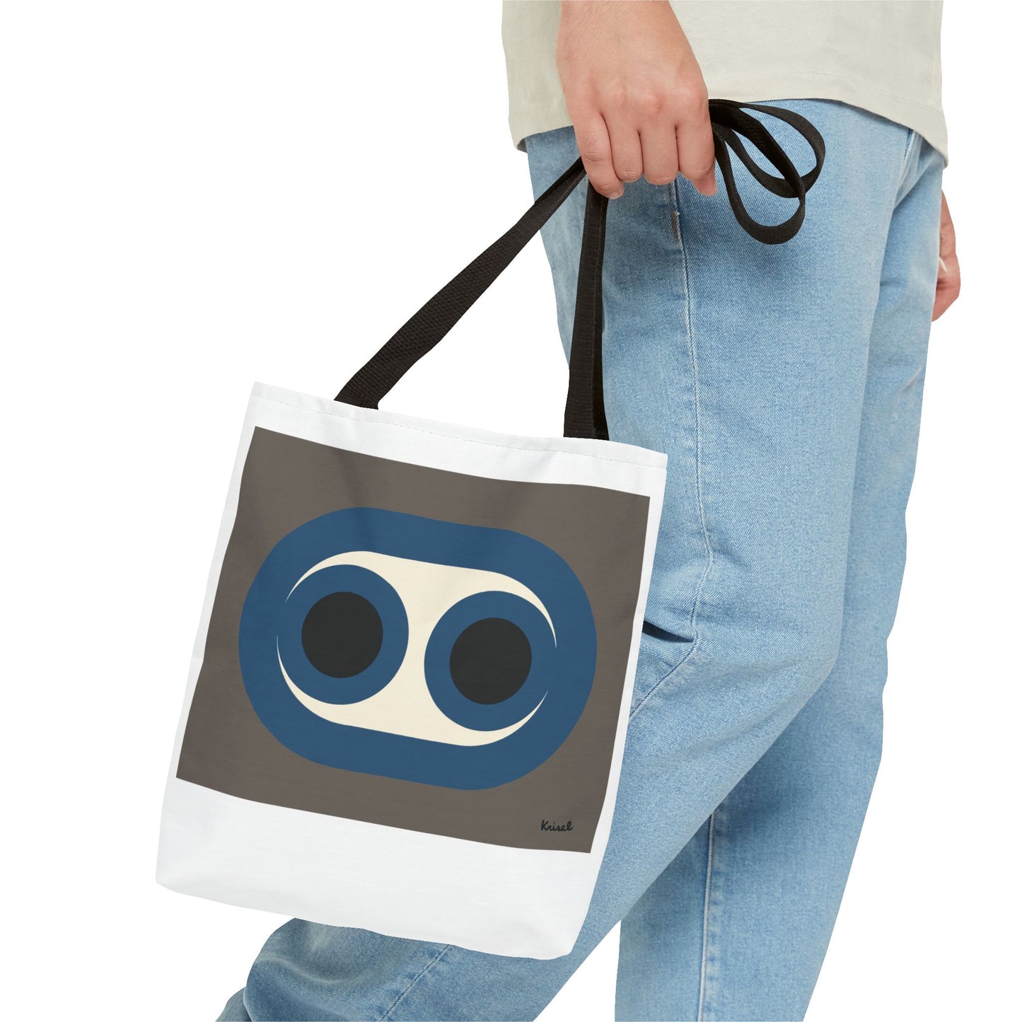 Blue Circles Tote Bag