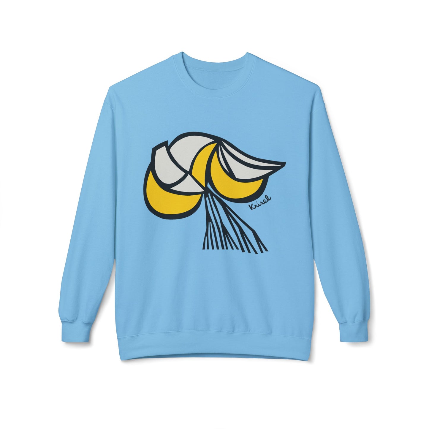 Yellow Crescents Unisex Sweatshirt