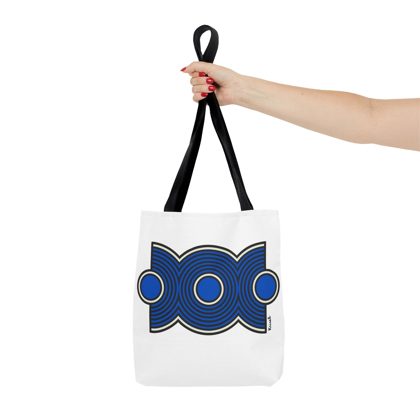 Trio Ripple Blue Tote Bag