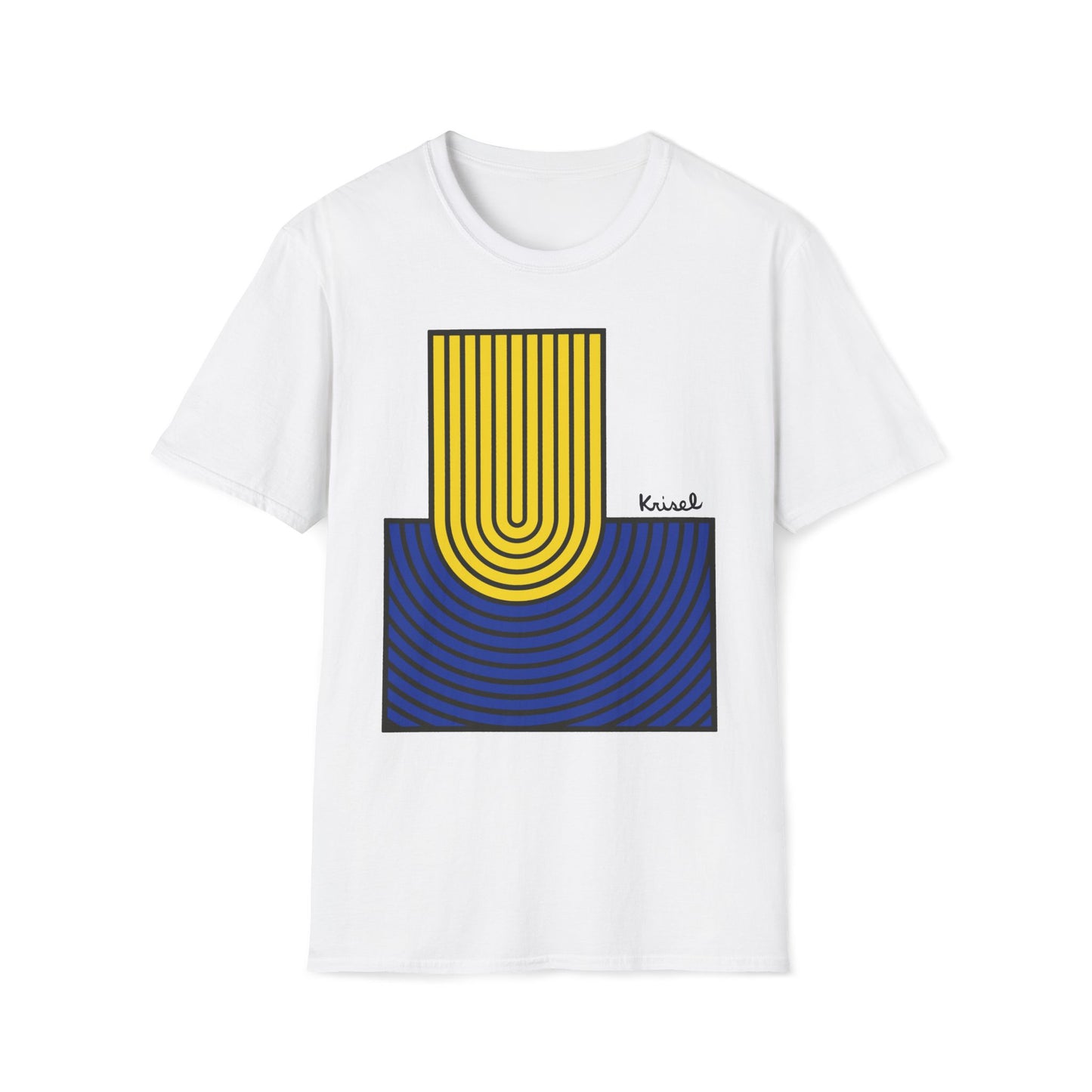 Ripple Form Y/B Unisex T-Shirt
