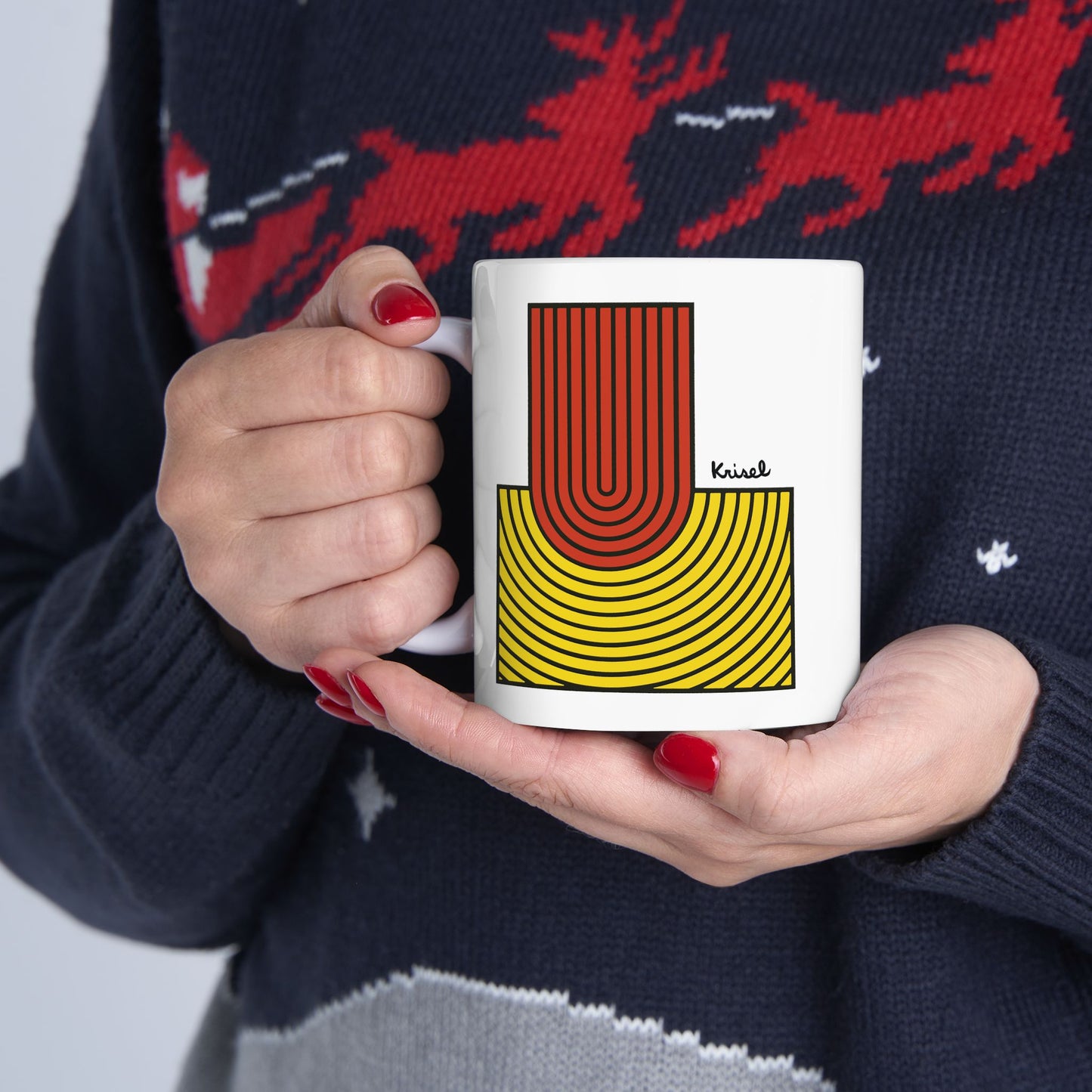 Ripple Form Y/R Ceramic Mug