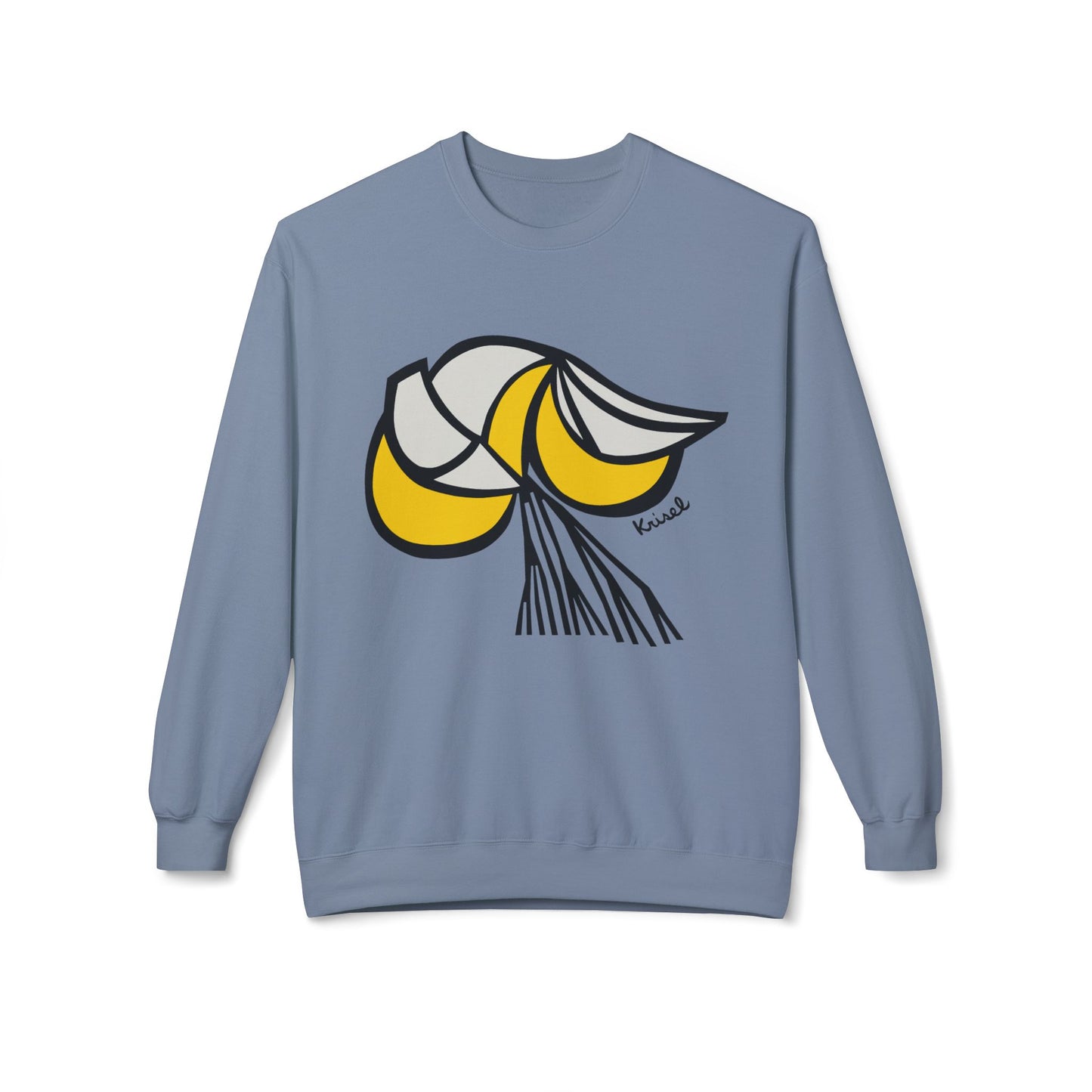 Yellow Crescents Unisex Sweatshirt