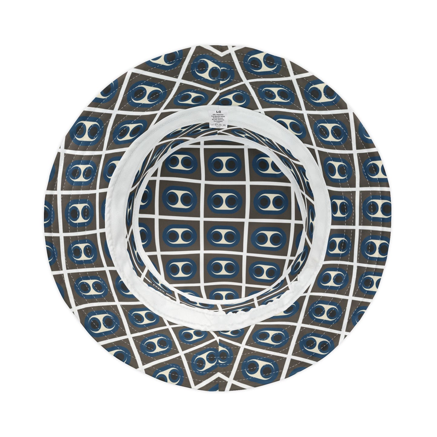 Blue Circles Bucket Hat