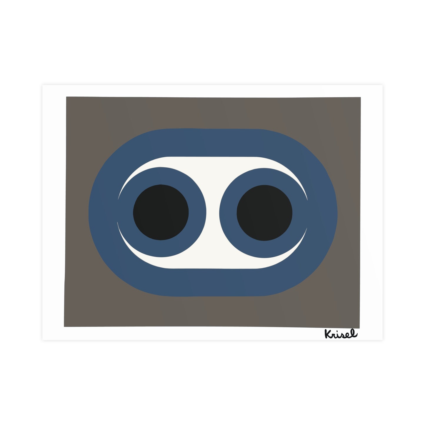 Blue Circles Art Print