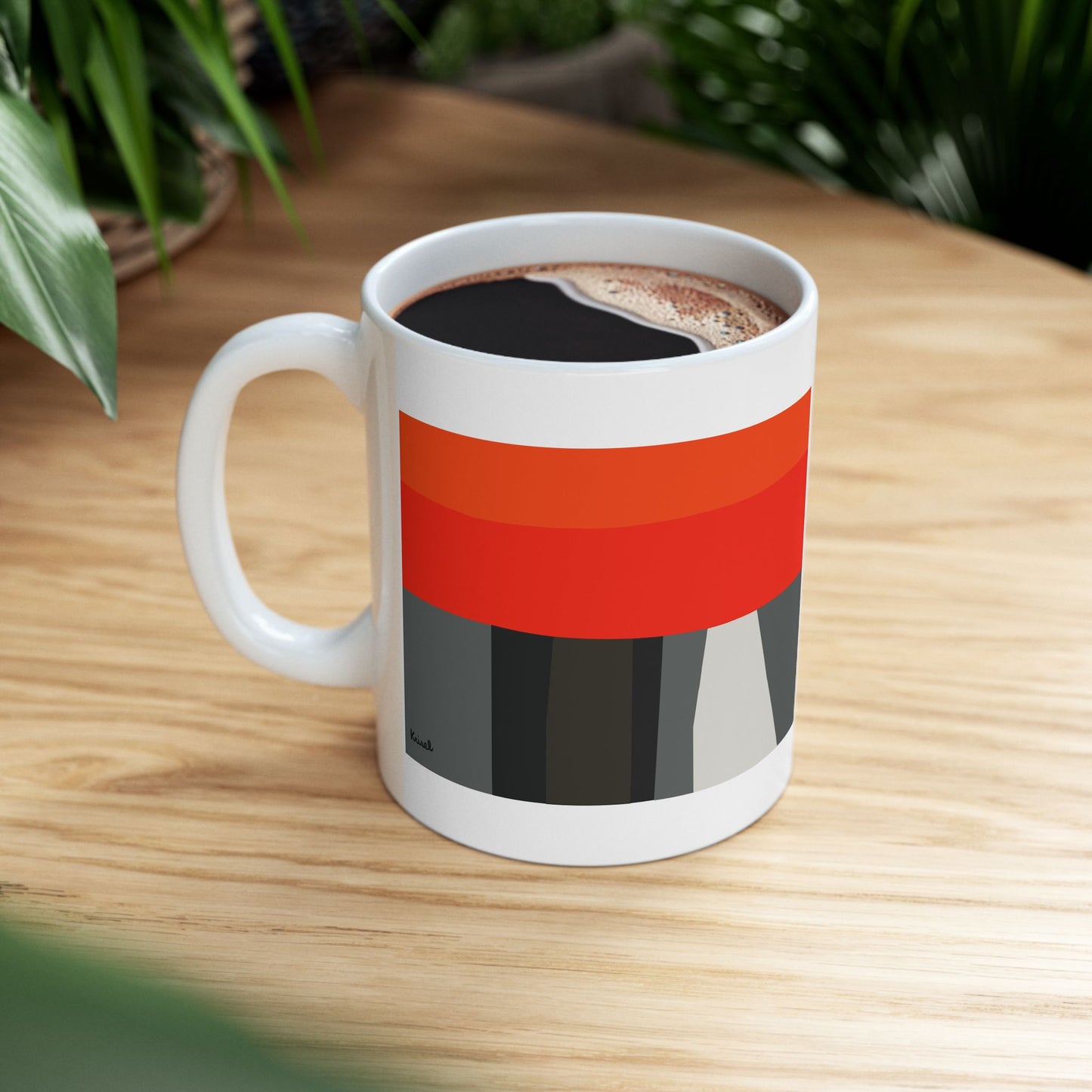 Two Horizontals Ceramic Mug
