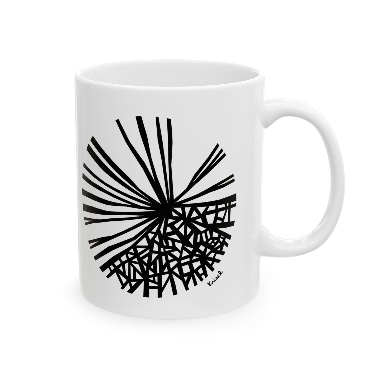 Webbed Form Ceramic Mug