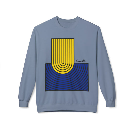 Ripple Form Y/B Unisex Sweatshirt