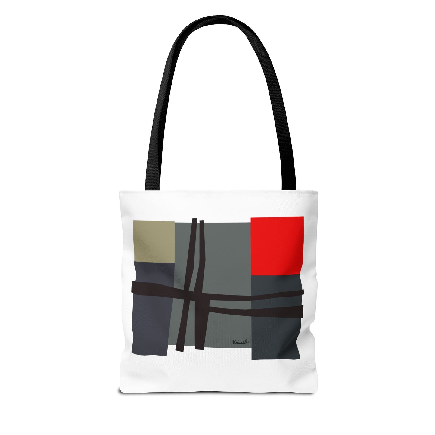 Lines & Squares Tote Bag