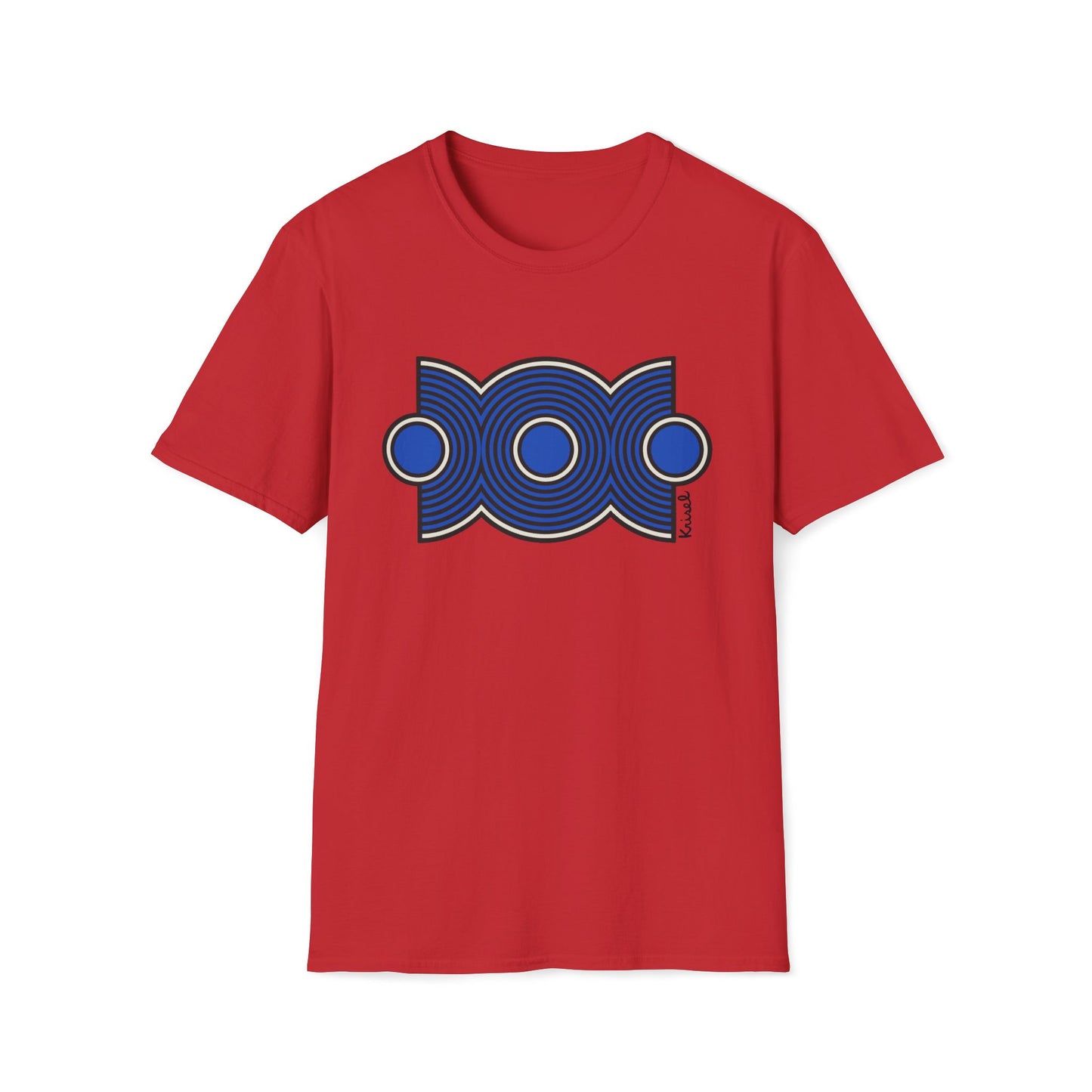 Trio Ripple Blue Unisex T-Shirt