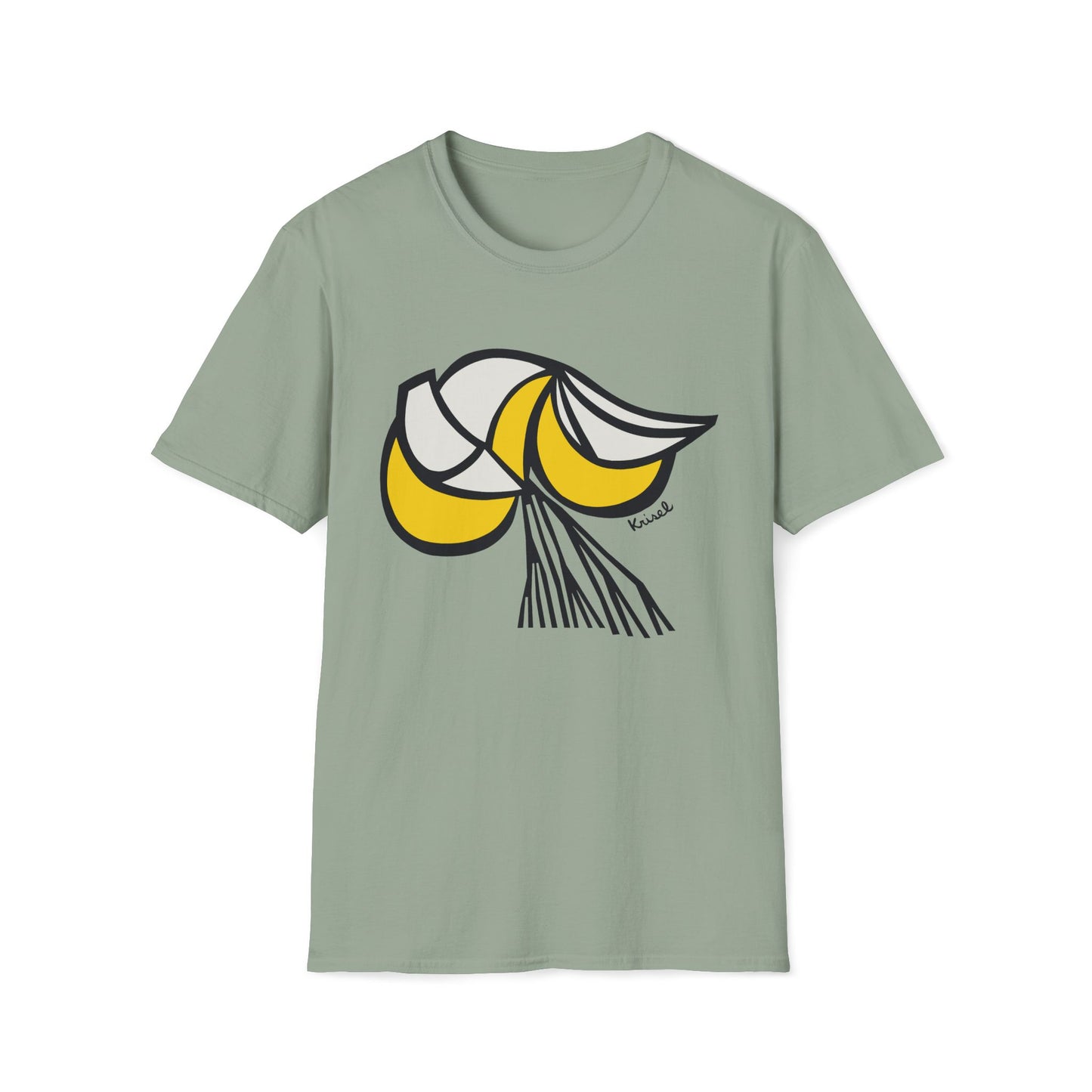 Yellow Crescents Unisex T-Shirt