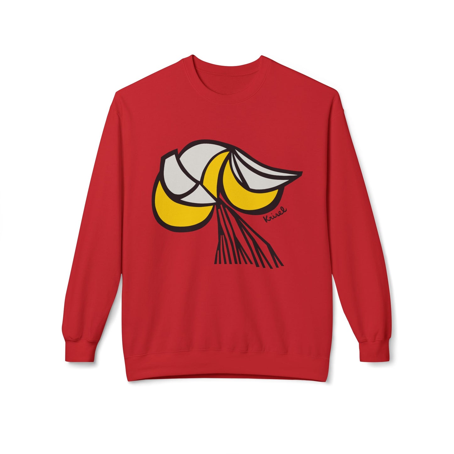 Yellow Crescents Unisex Sweatshirt