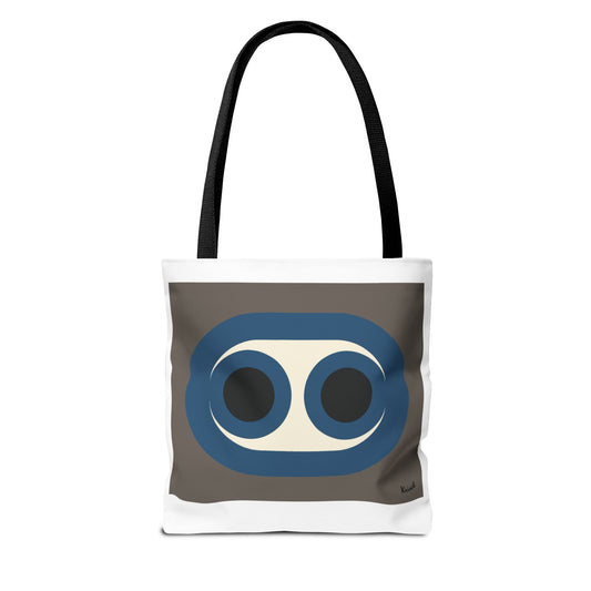 Blue Circles Tote Bag