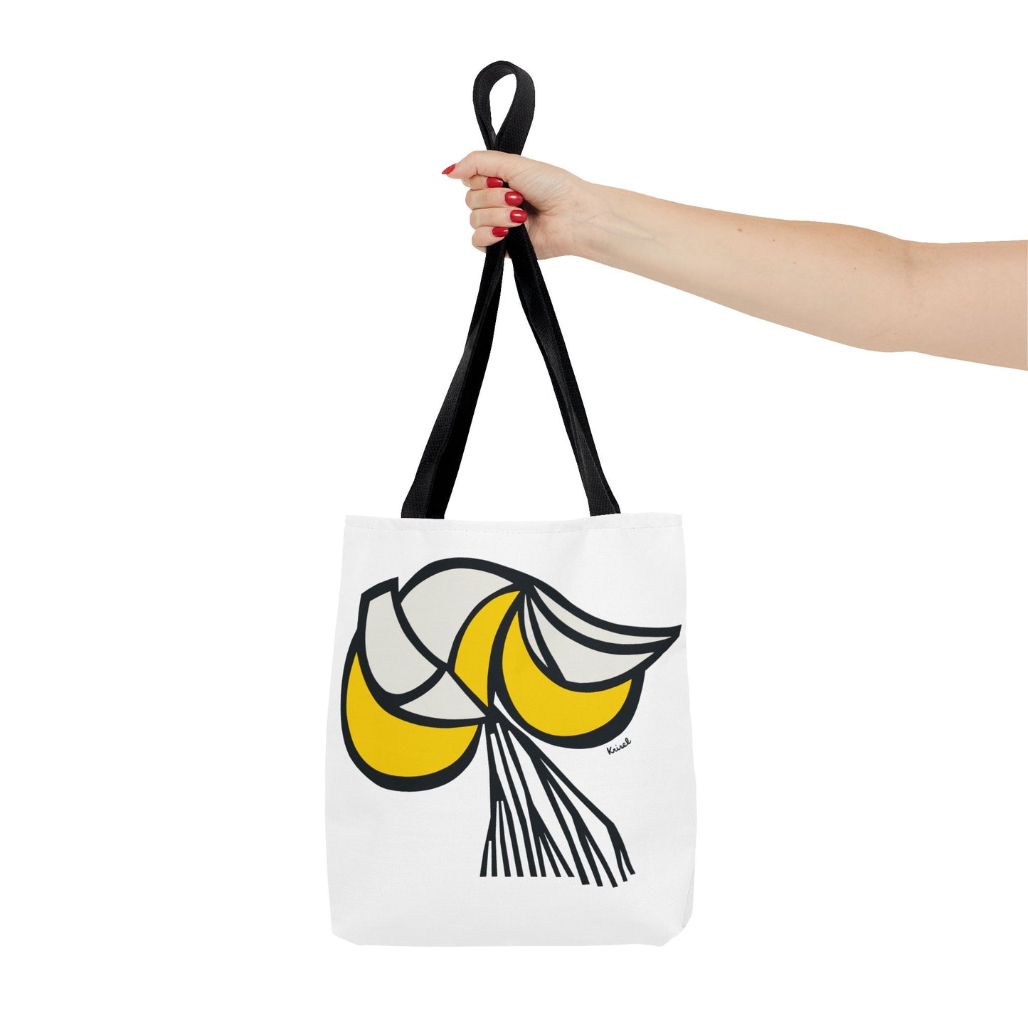 Yellow Crescents Tote Bag