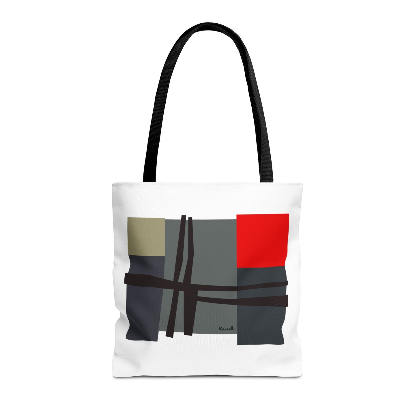 Lines & Squares Tote Bag