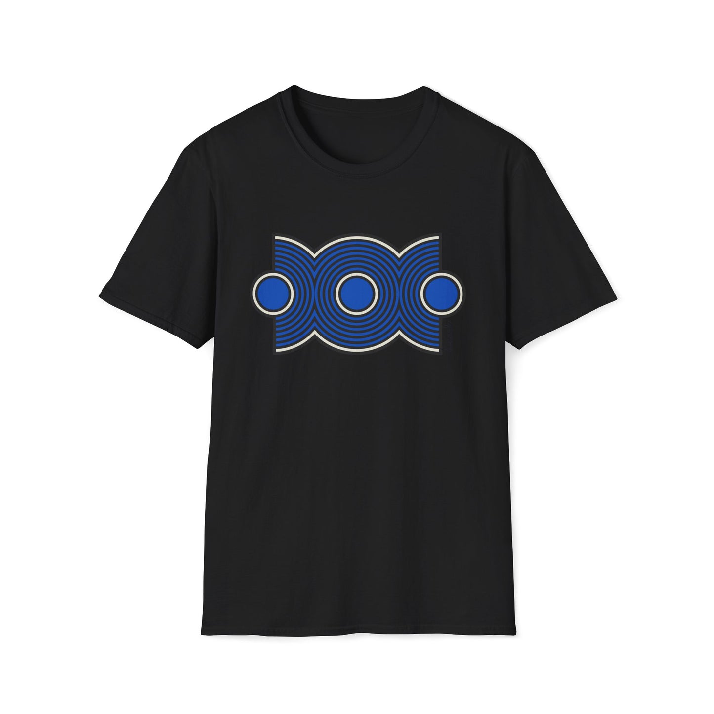 Trio Ripple Blue Unisex T-Shirt