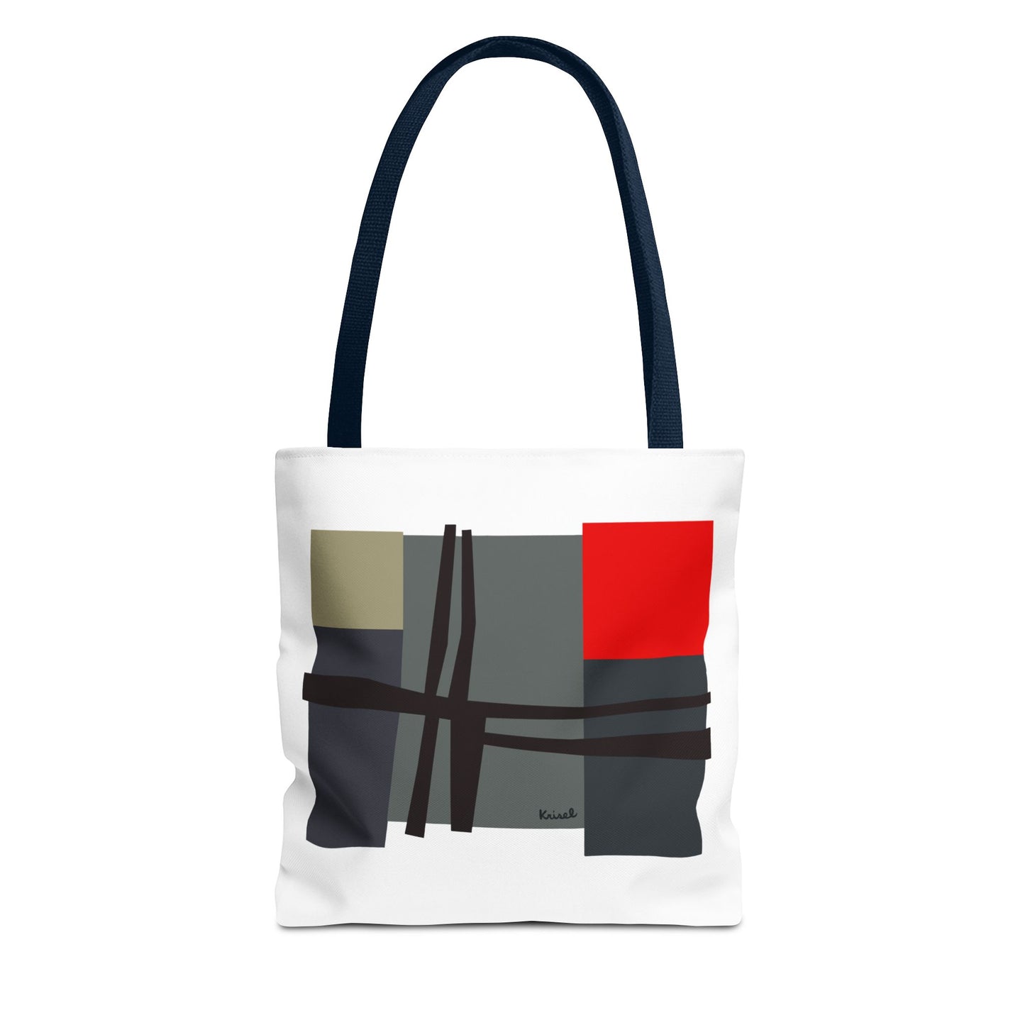 Lines & Squares Tote Bag