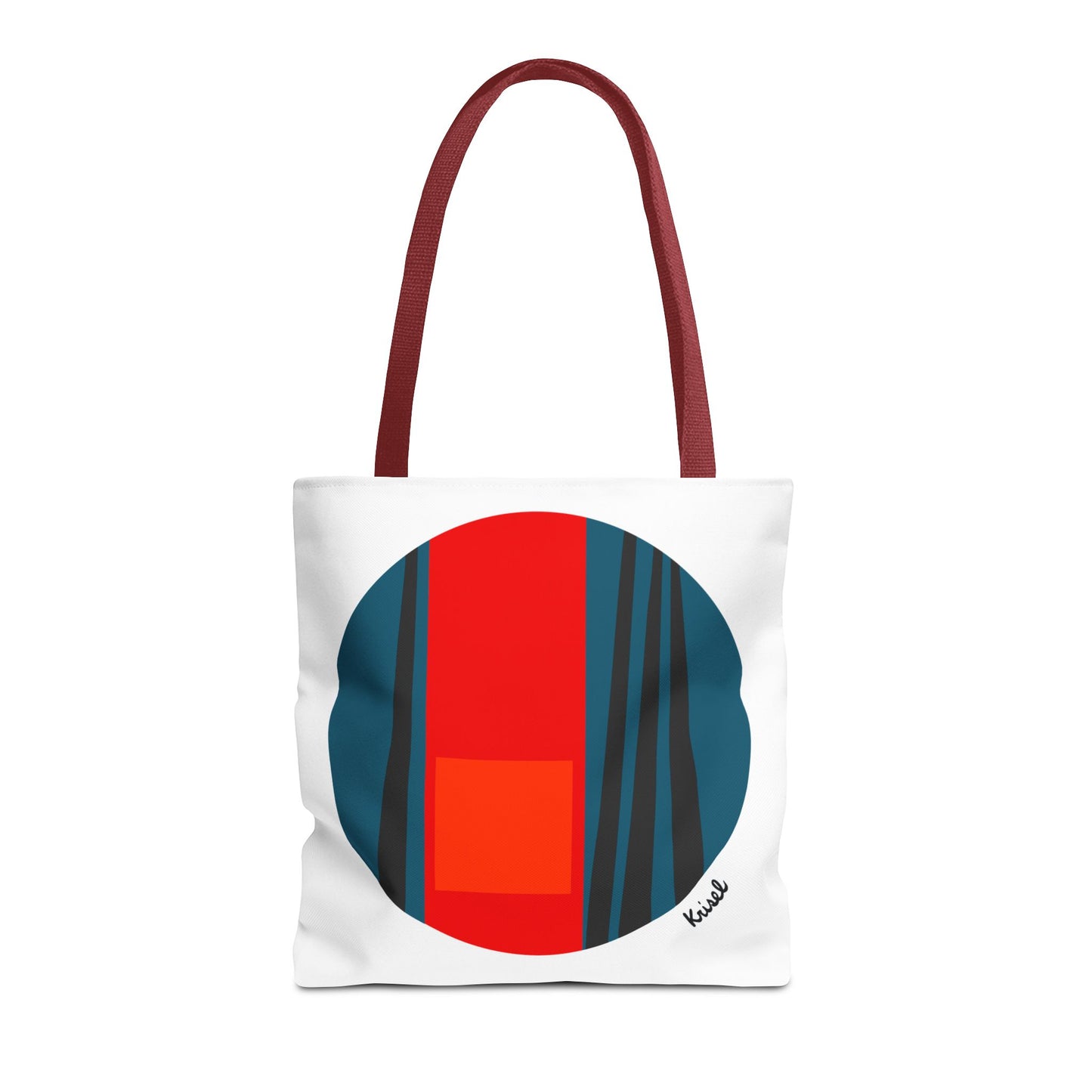 R/B Compass Form Tote Bag