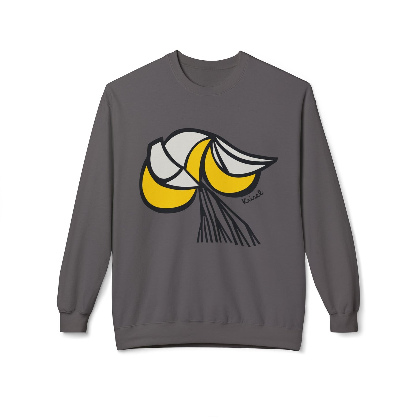 Yellow Crescents Unisex Sweatshirt