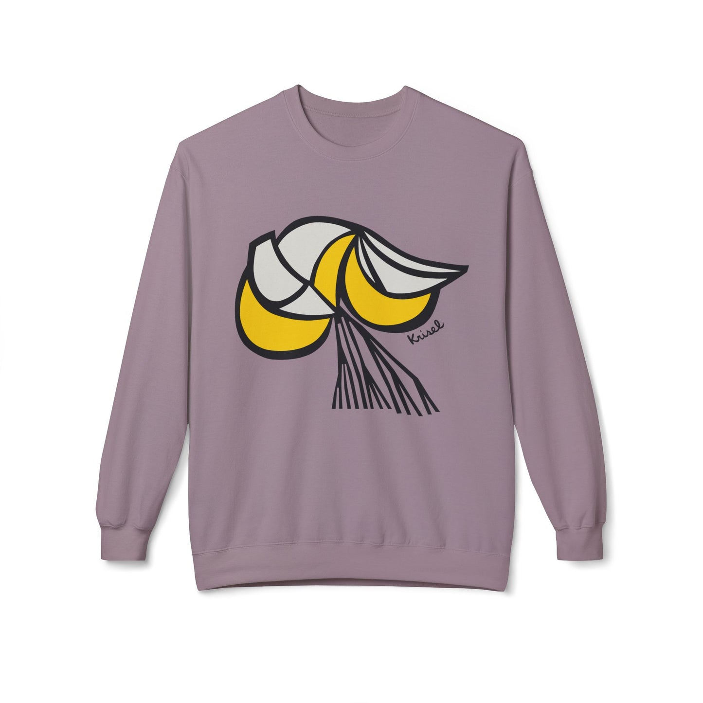 Yellow Crescents Unisex Sweatshirt