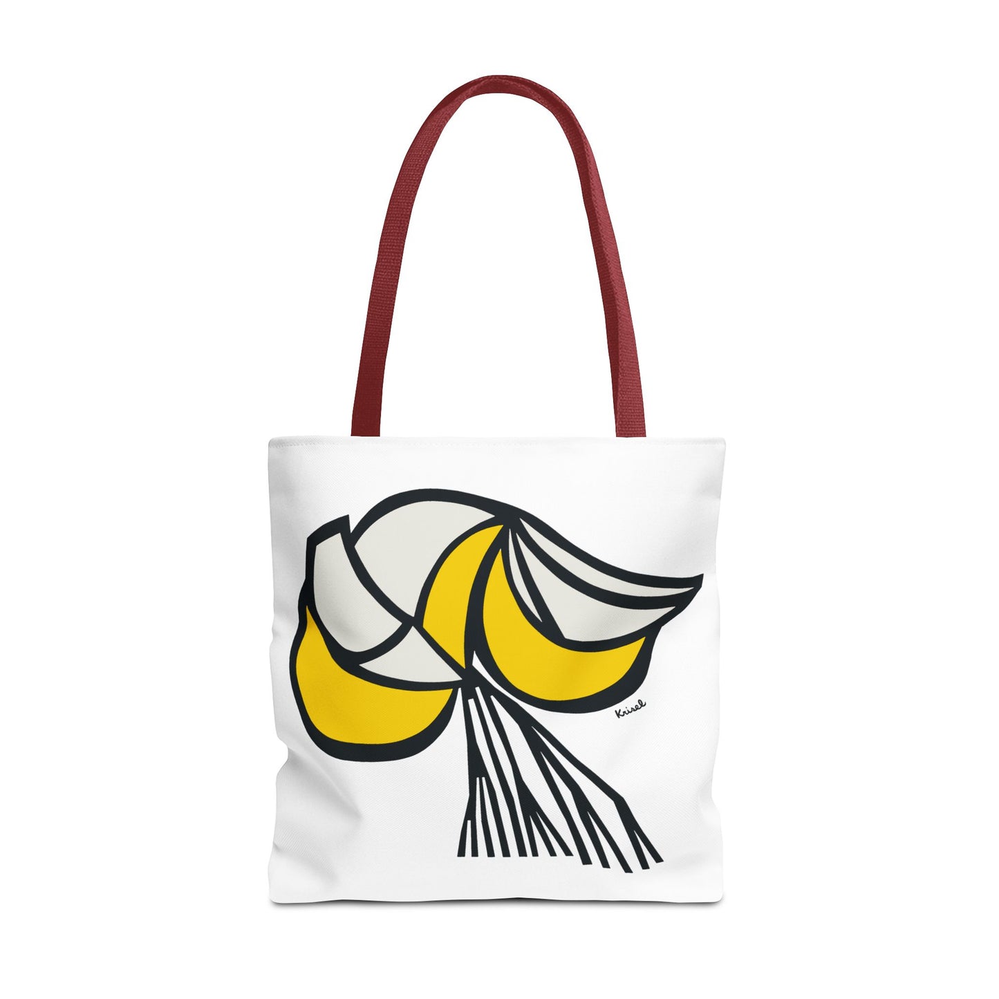 Yellow Crescents Tote Bag