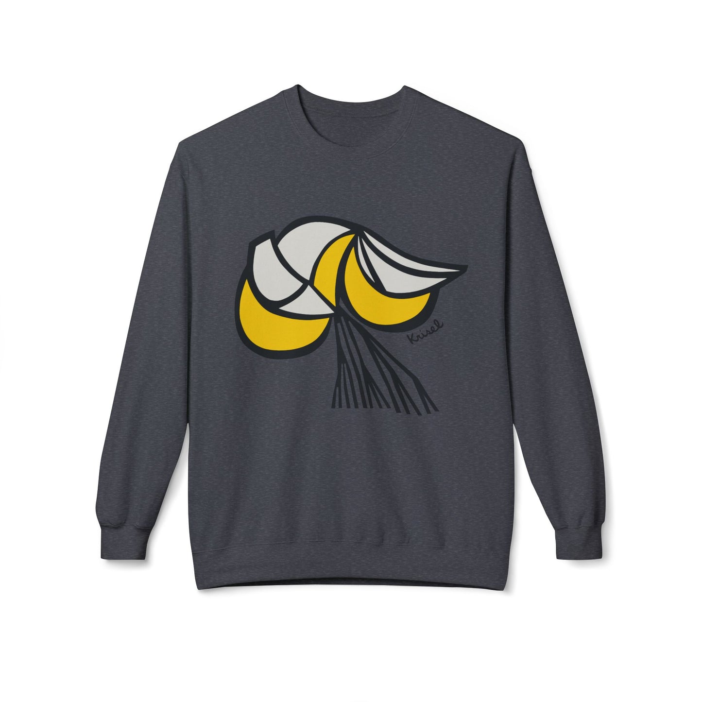 Yellow Crescents Unisex Sweatshirt