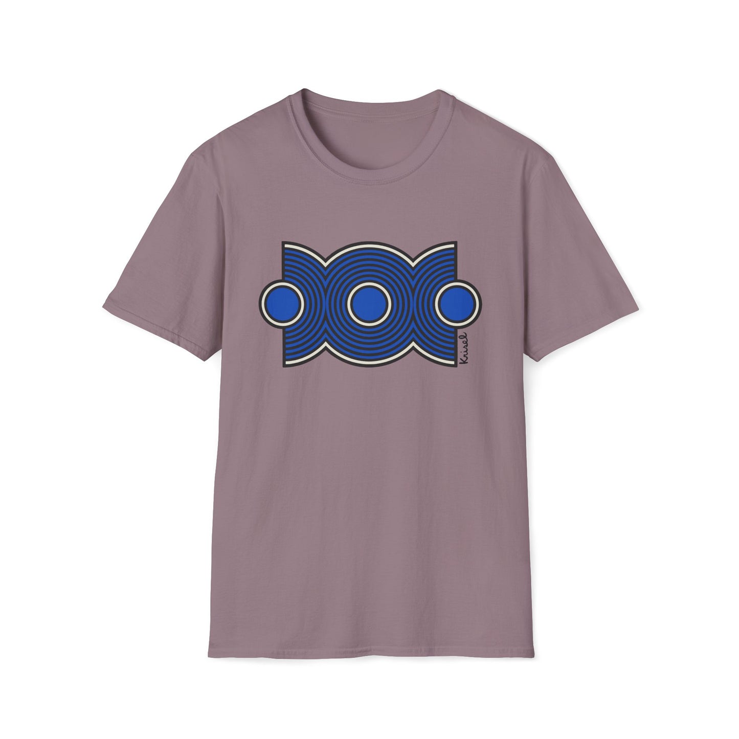 Trio Ripple Blue Unisex T-Shirt