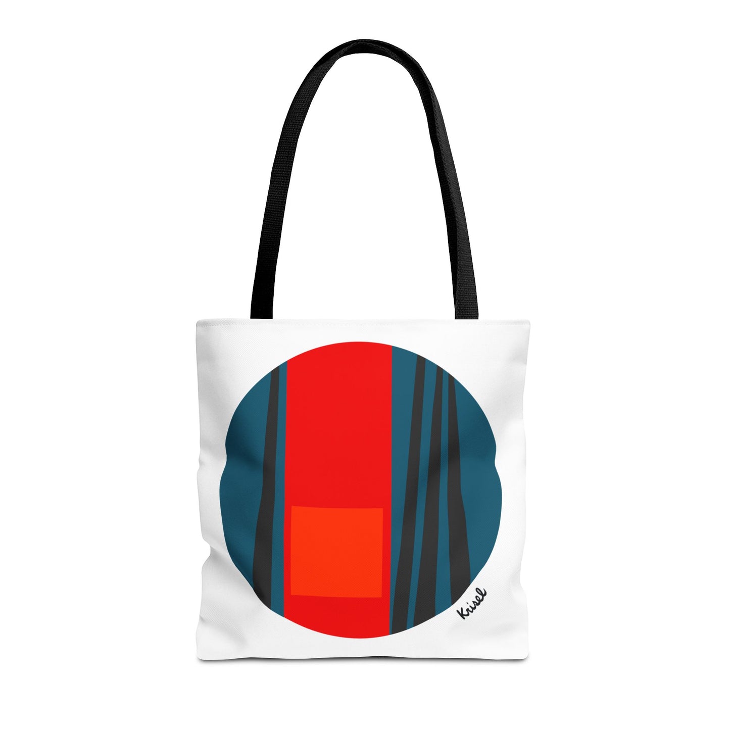 R/B Compass Form Tote Bag