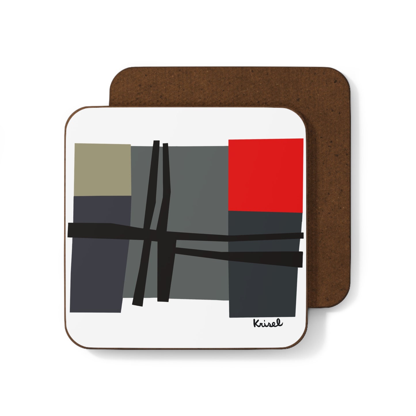 Line & Squares Coaster