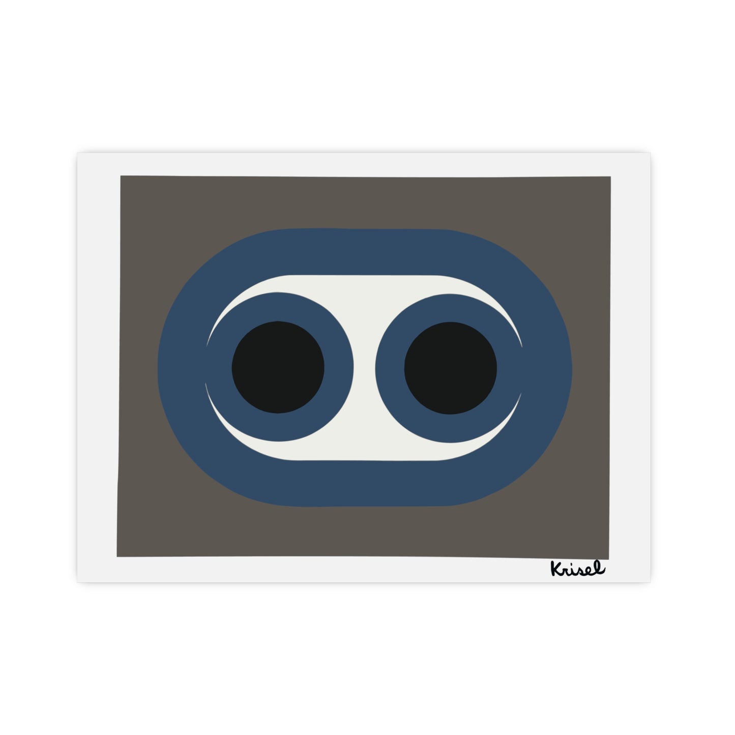 Blue Circles Art Print