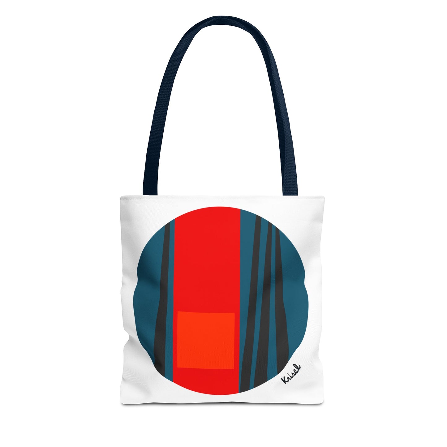 R/B Compass Form Tote Bag