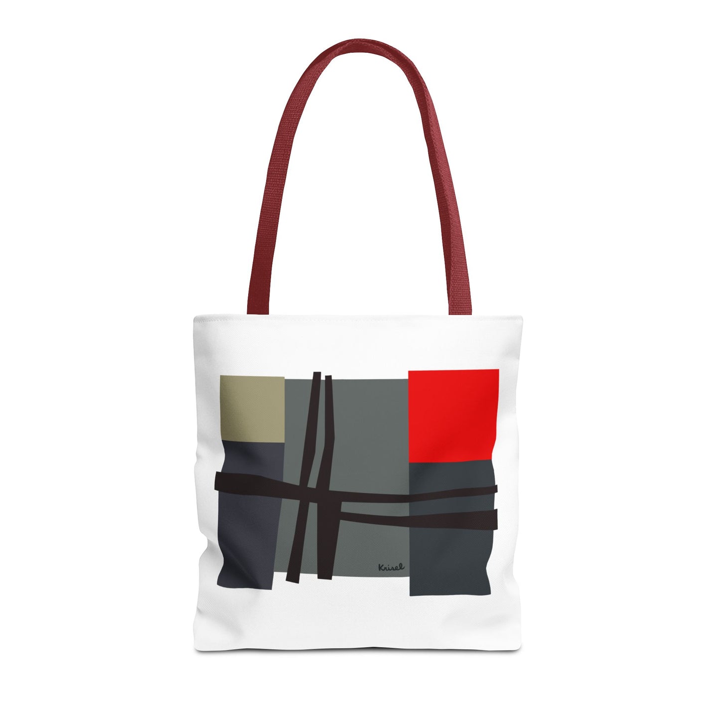 Lines & Squares Tote Bag