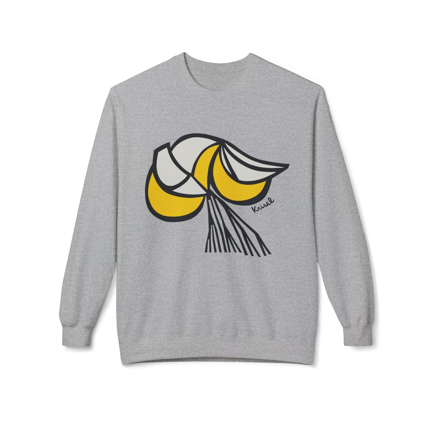 Yellow Crescents Unisex Sweatshirt