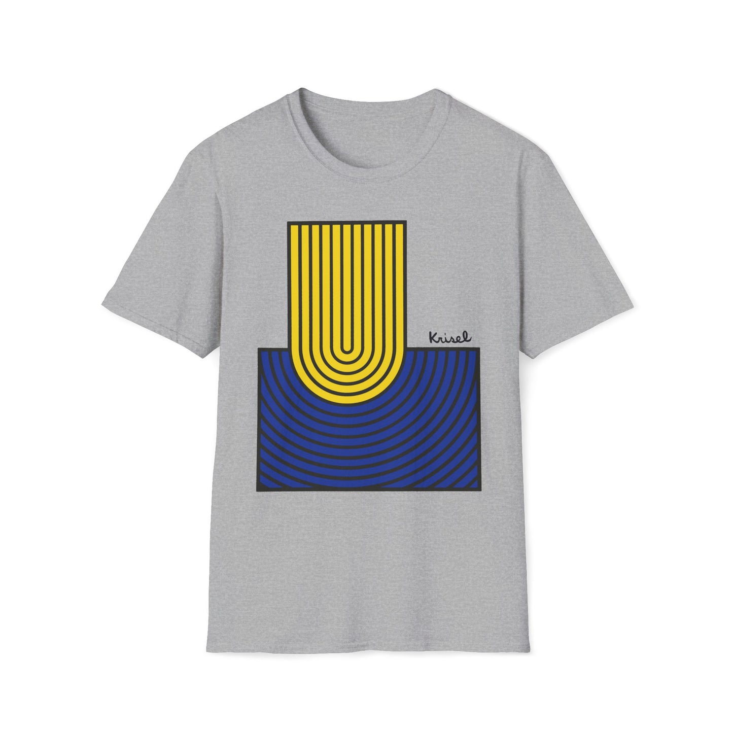 Ripple Form Y/B Unisex T-Shirt