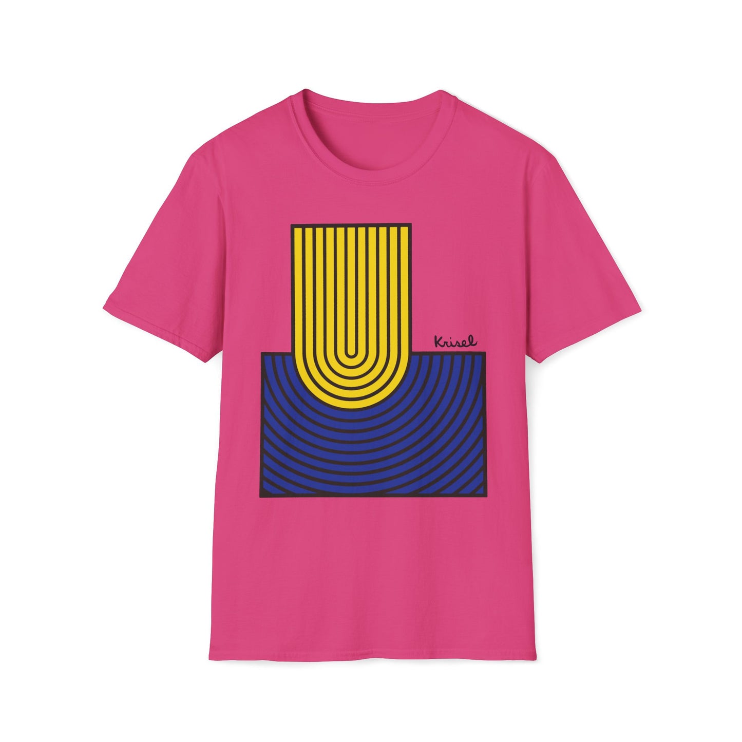 Ripple Form Y/B Unisex T-Shirt