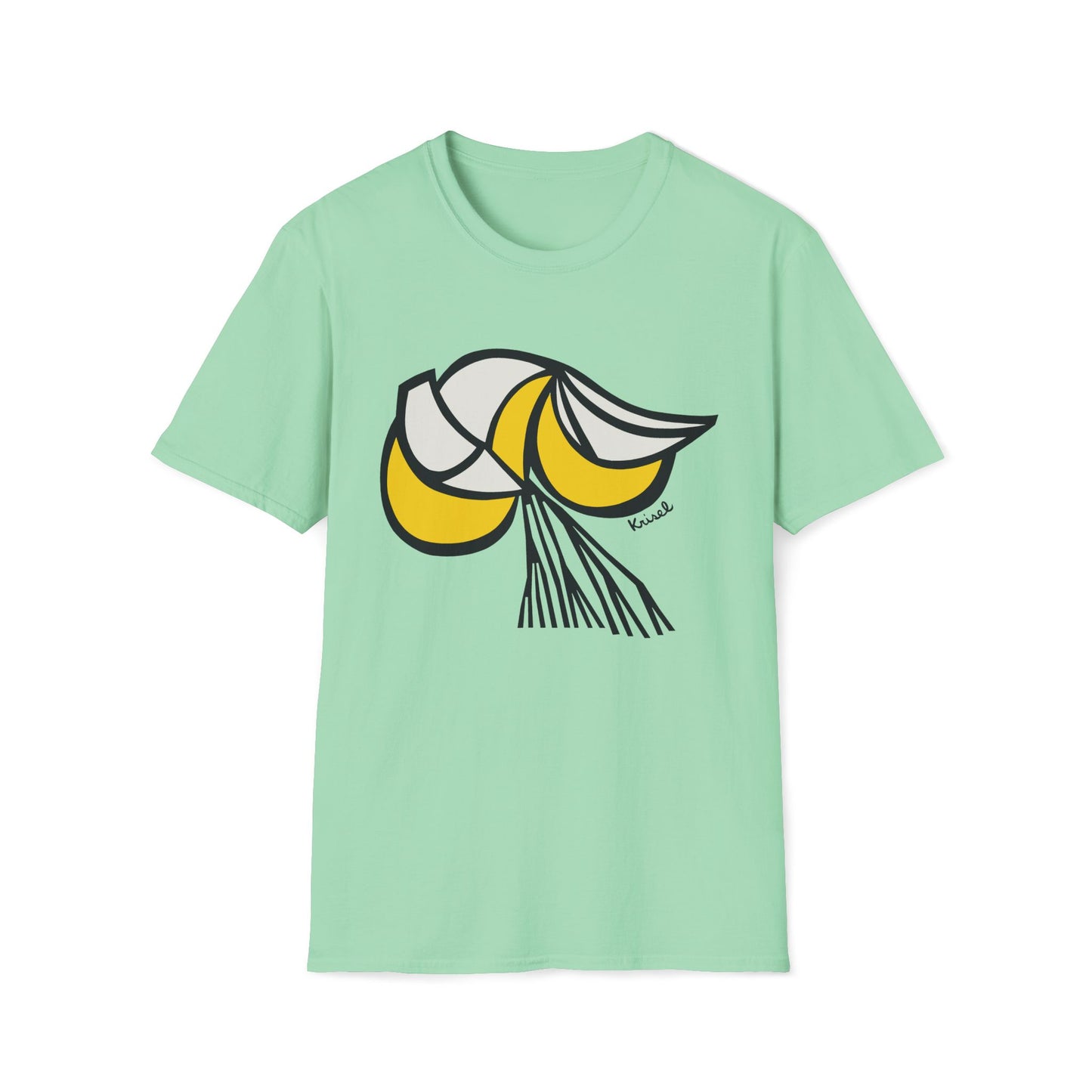 Yellow Crescents Unisex T-Shirt