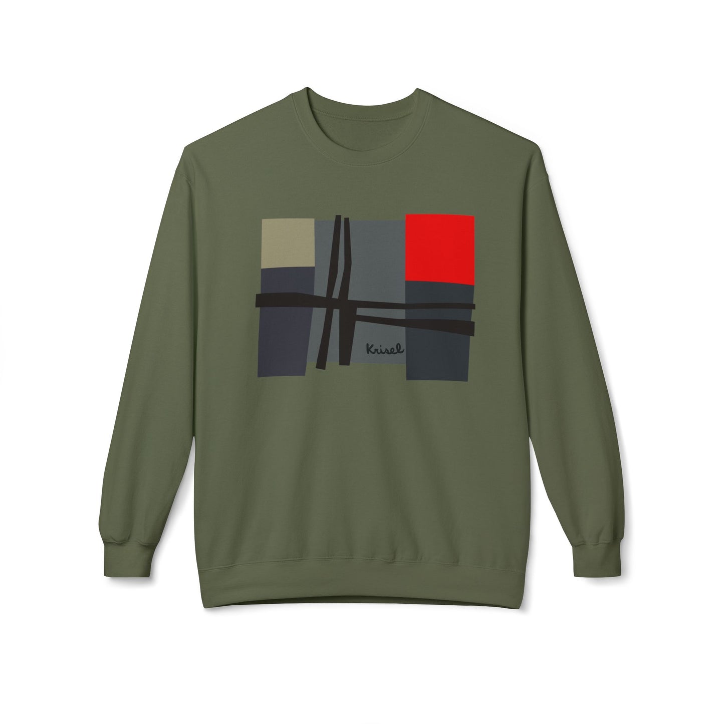 Line & Squares Unisex Sweatshirt