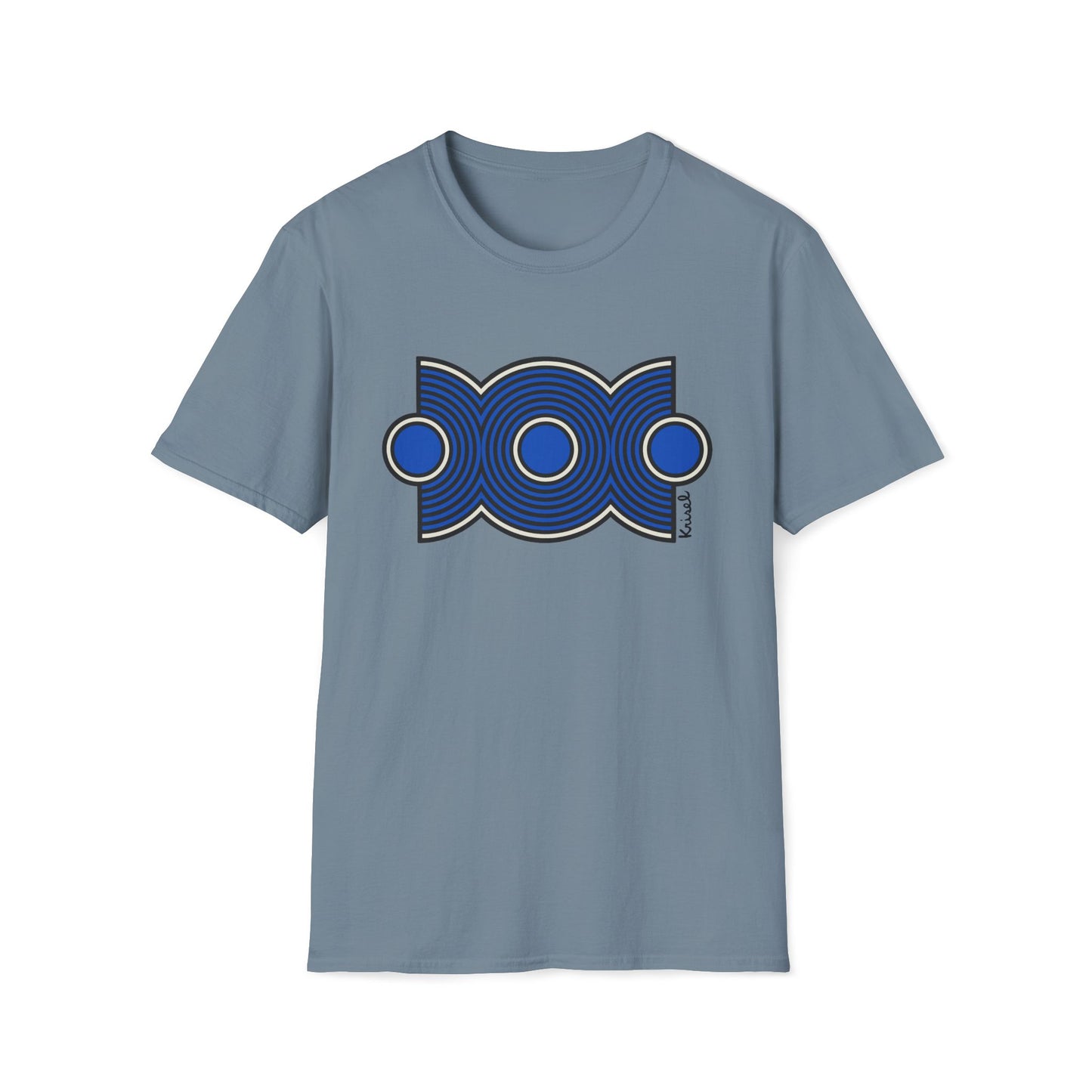 Trio Ripple Blue Unisex T-Shirt