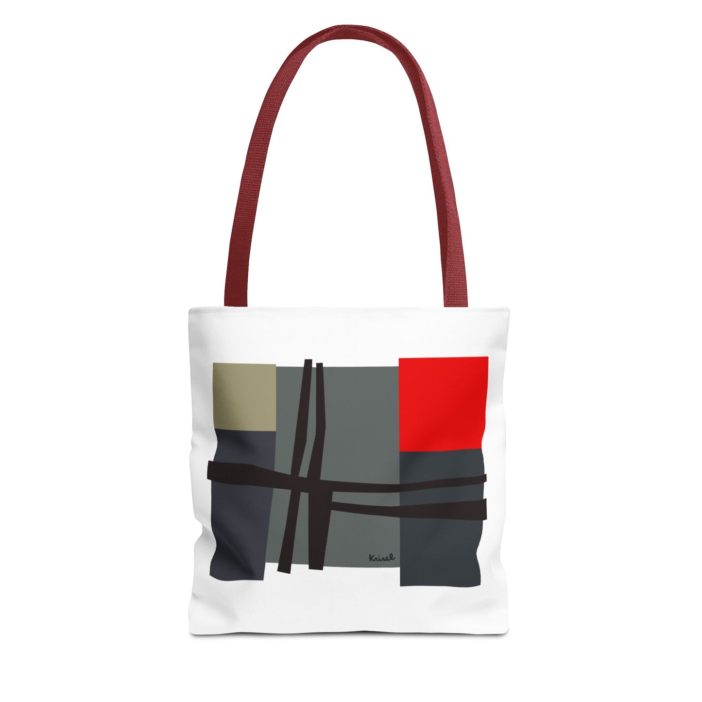 Lines & Squares Tote Bag