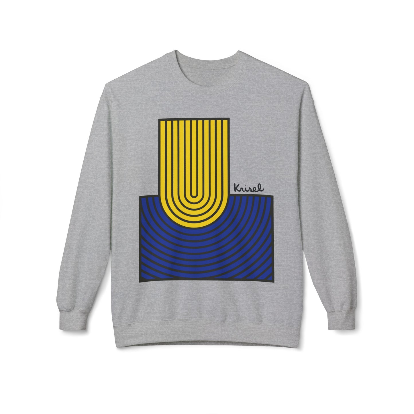 Ripple Form Y/B Unisex Sweatshirt