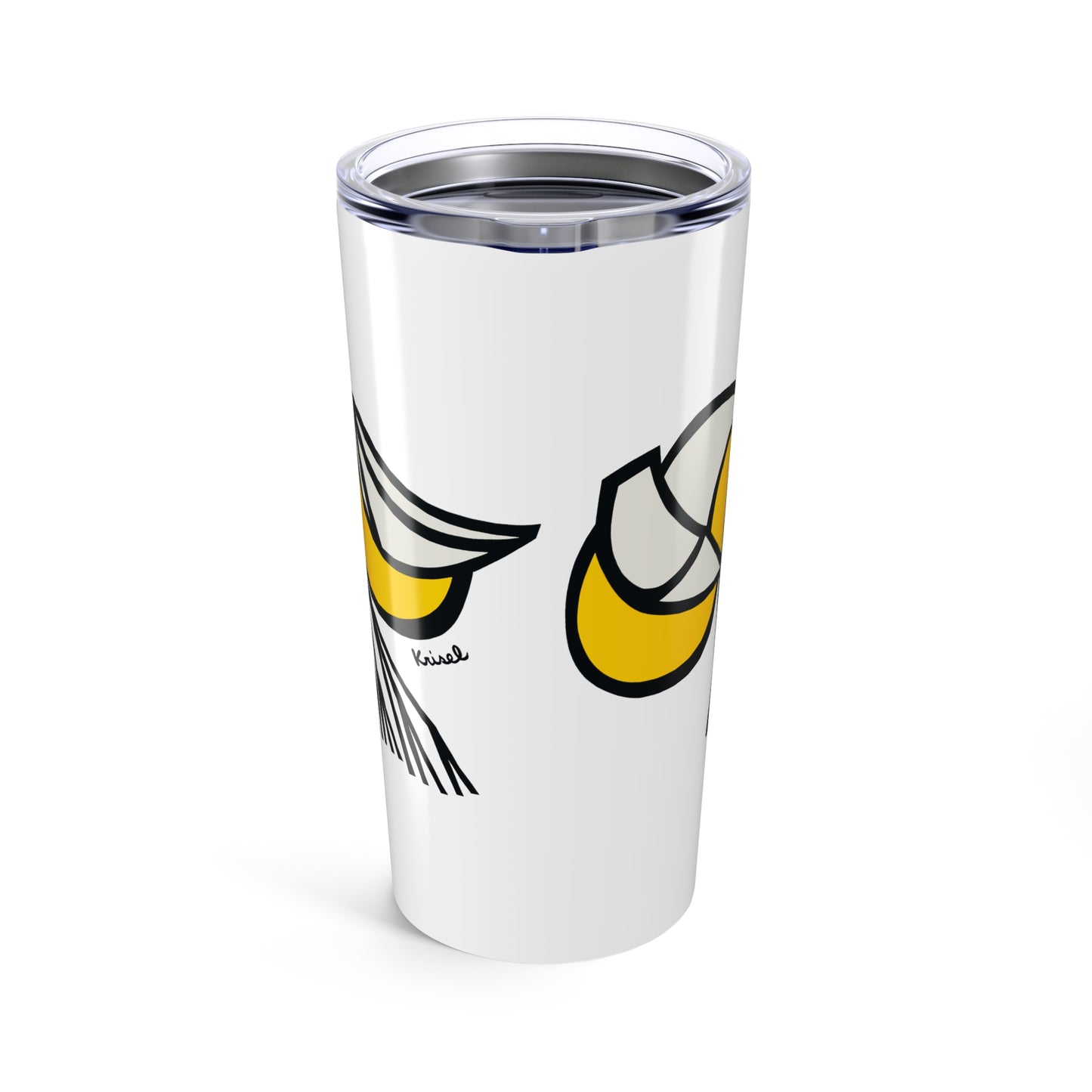 Yellow Crescents Tumbler