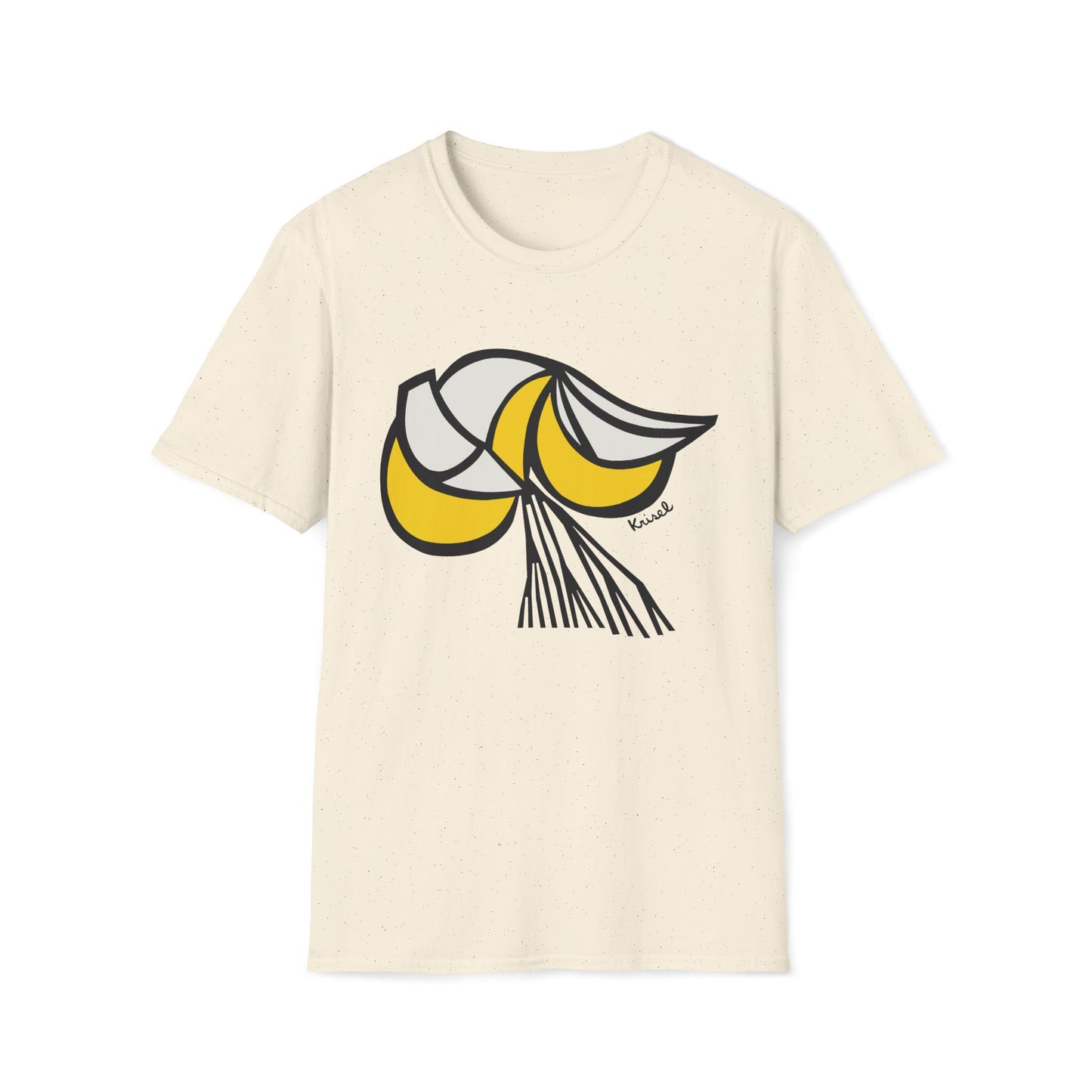 Yellow Crescents Unisex T-Shirt