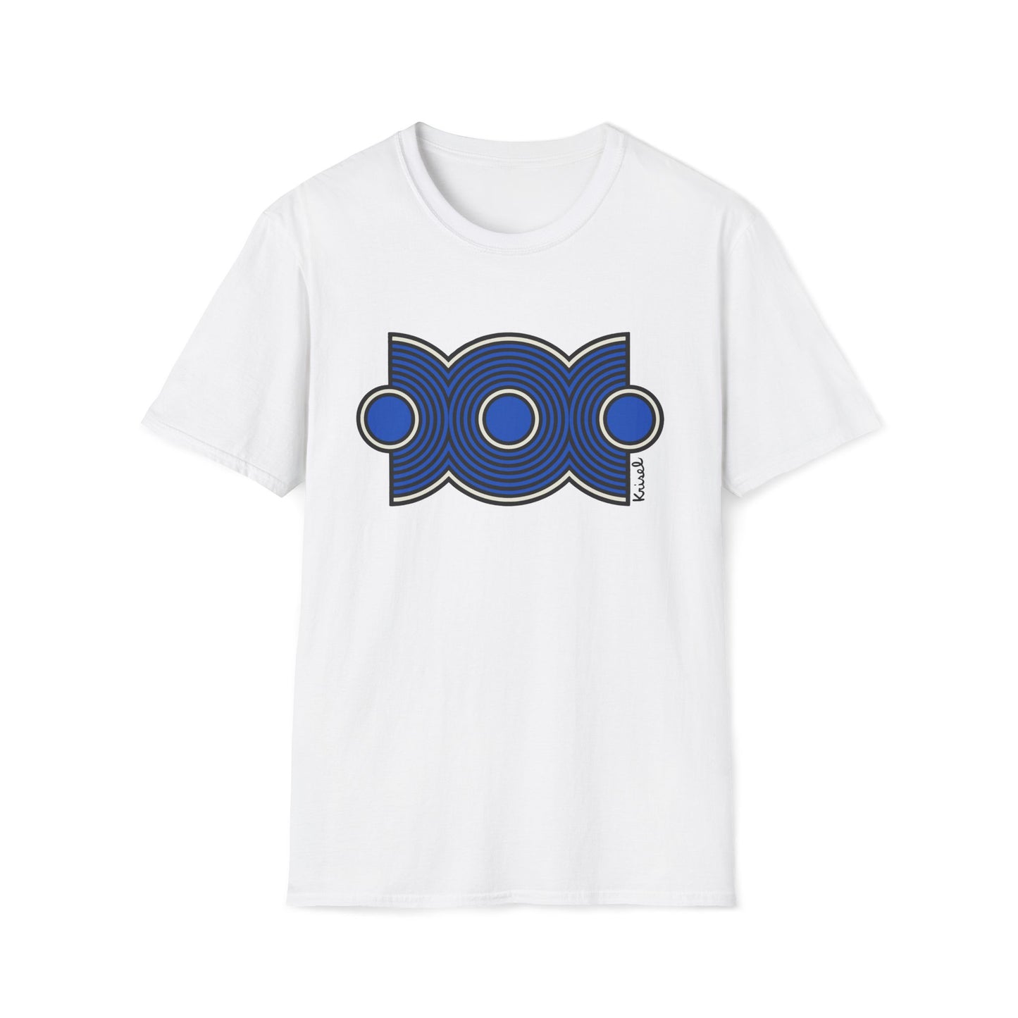 Trio Ripple Blue Unisex T-Shirt