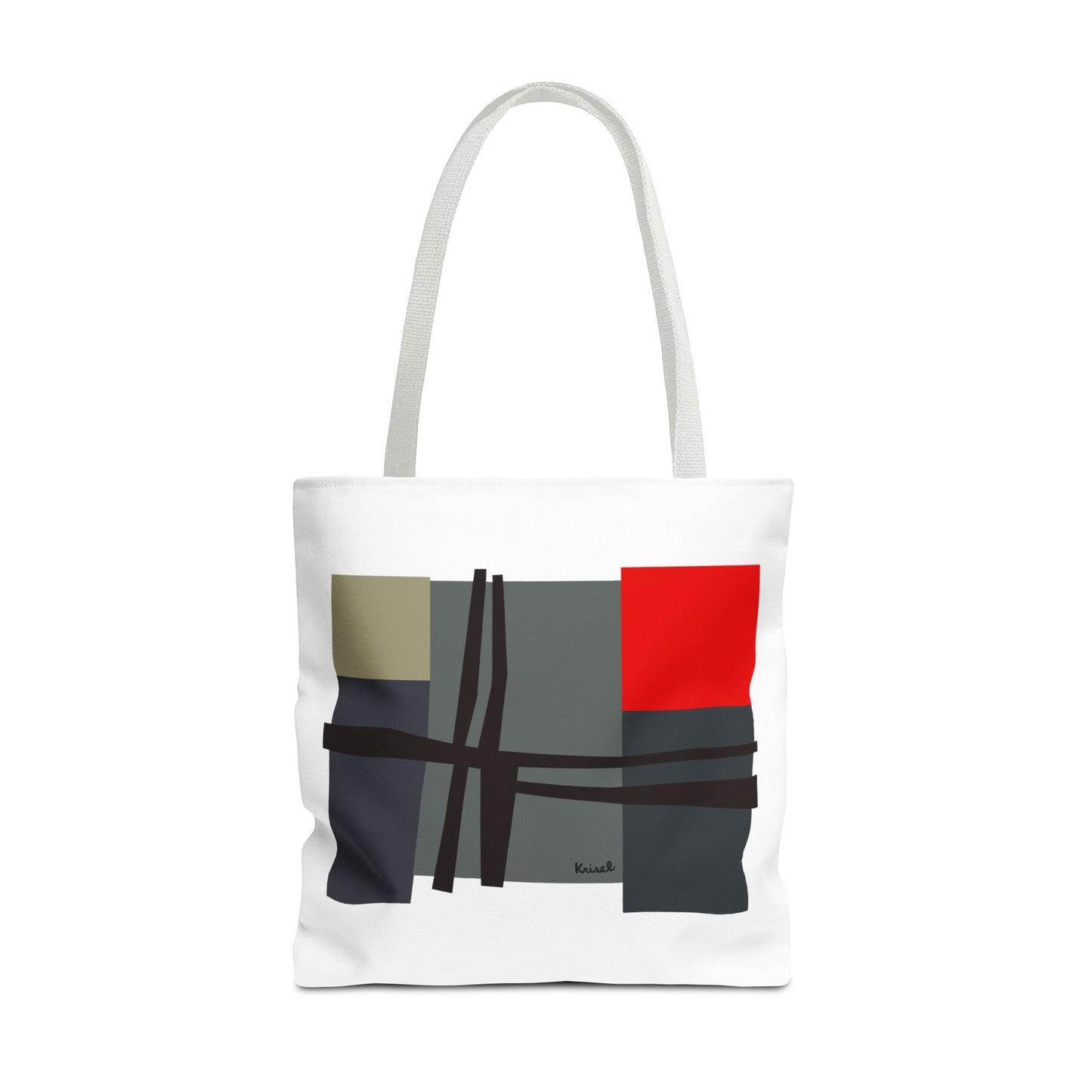 Lines & Squares Tote Bag