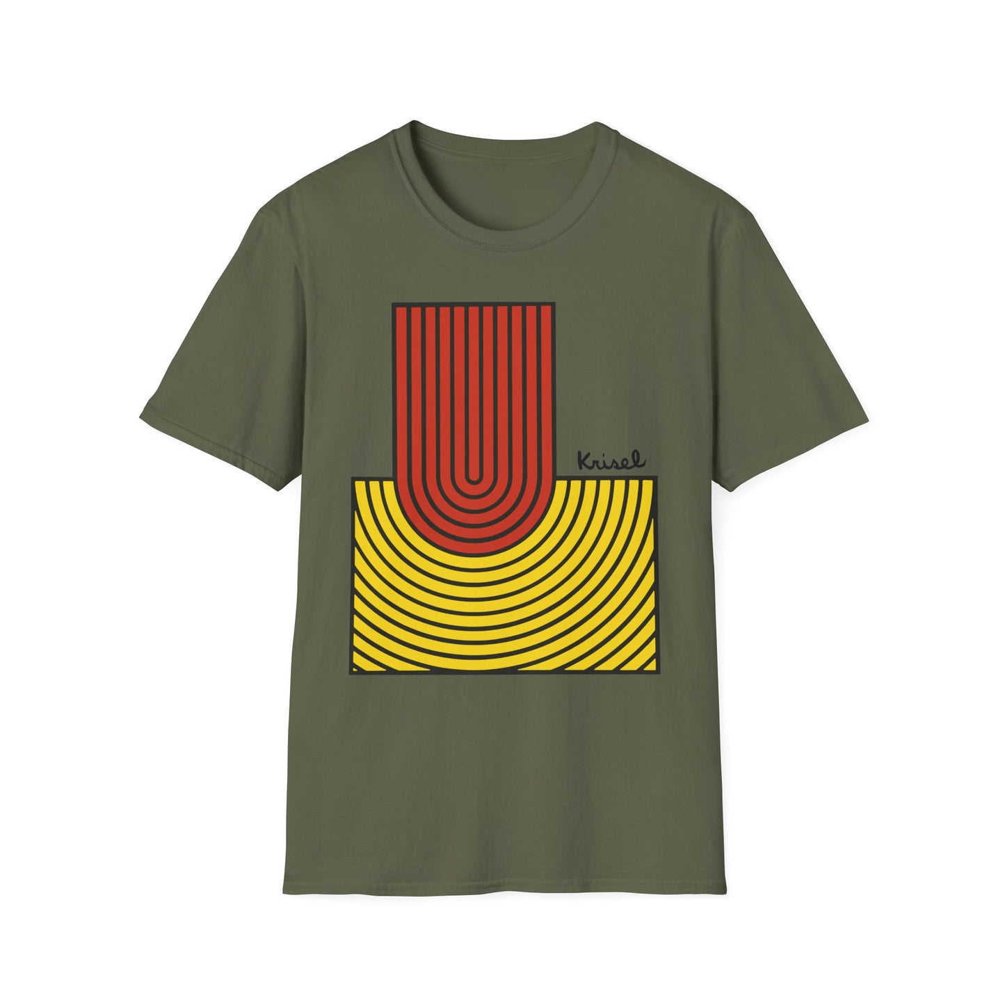 Ripple Form R/Y Unisex T-Shirt