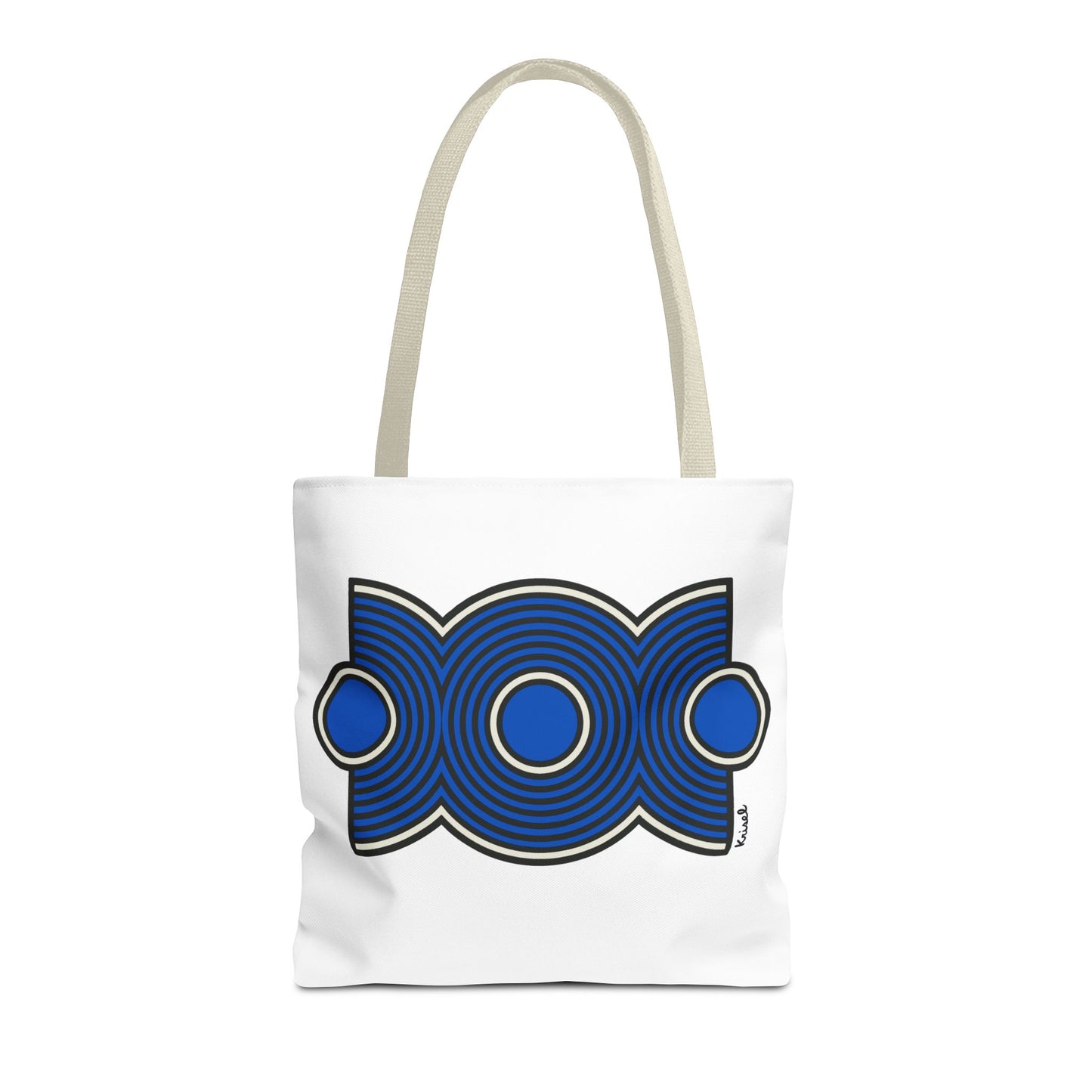 Trio Ripple Blue Tote Bag