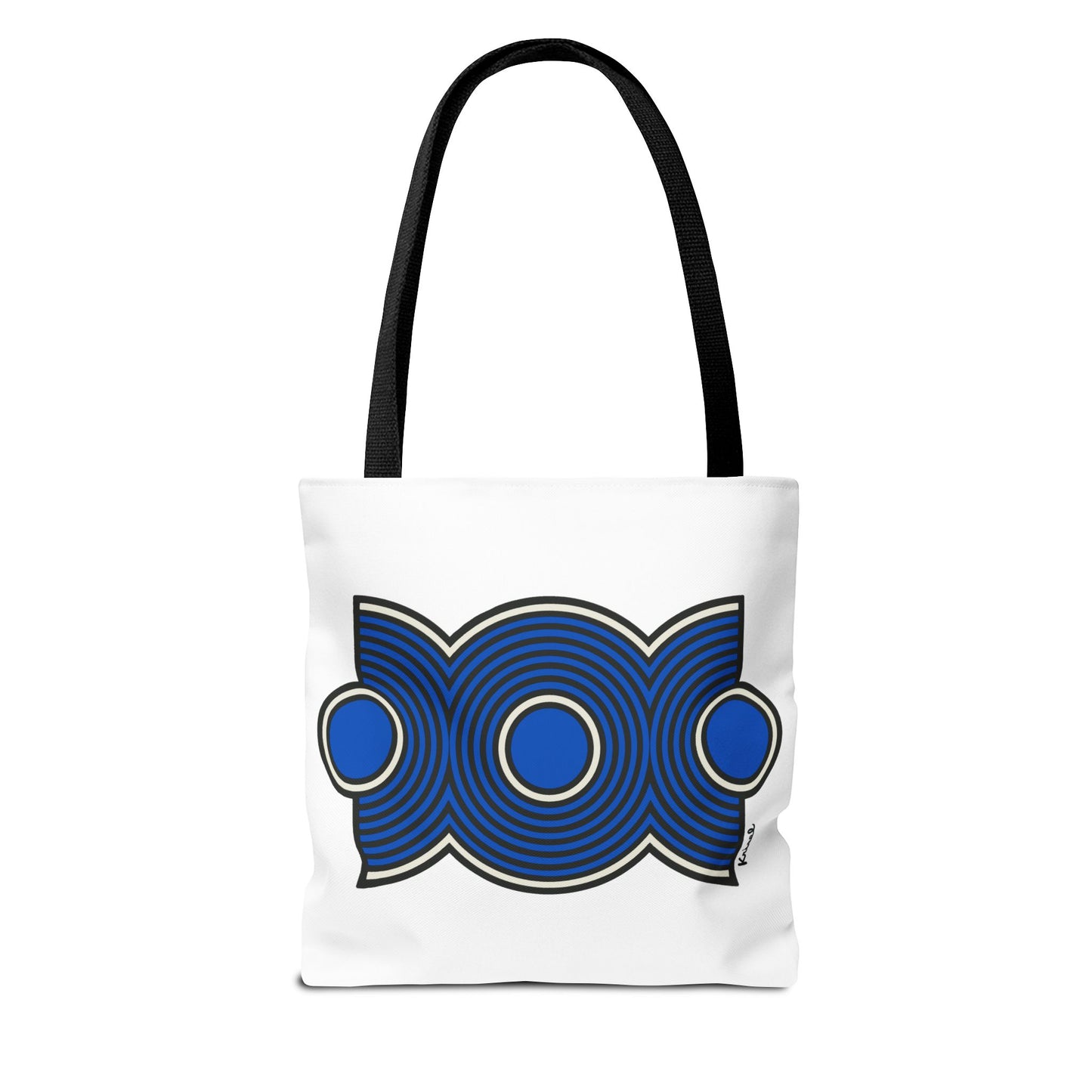 Trio Ripple Blue Tote Bag