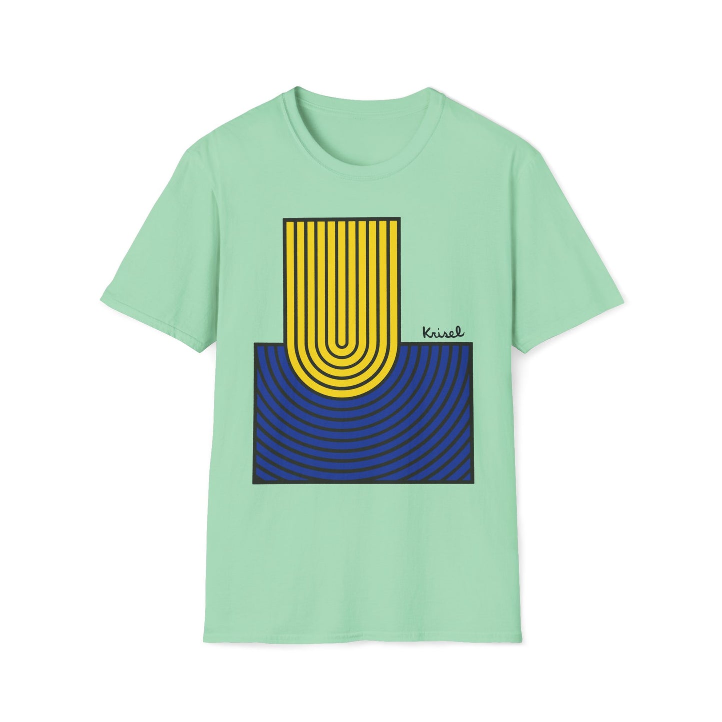 Ripple Form Y/B Unisex T-Shirt