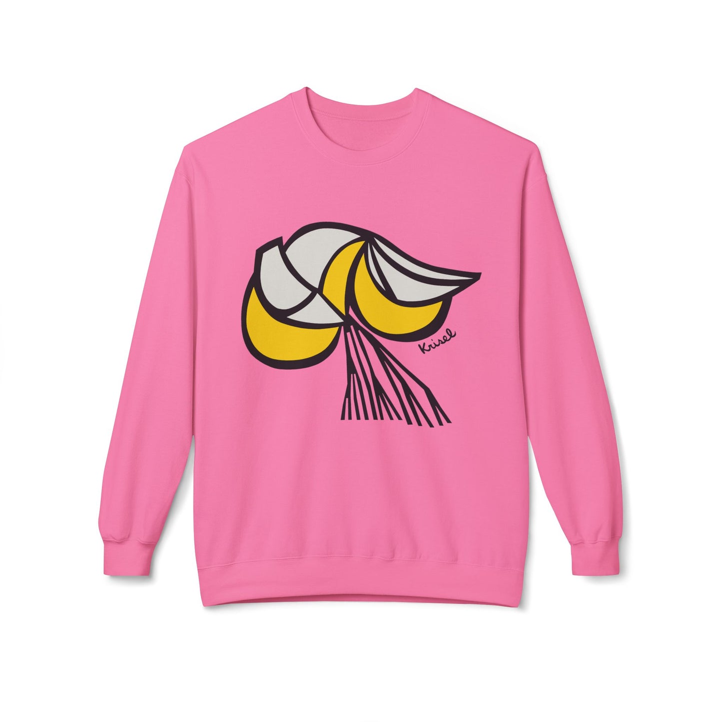 Yellow Crescents Unisex Sweatshirt