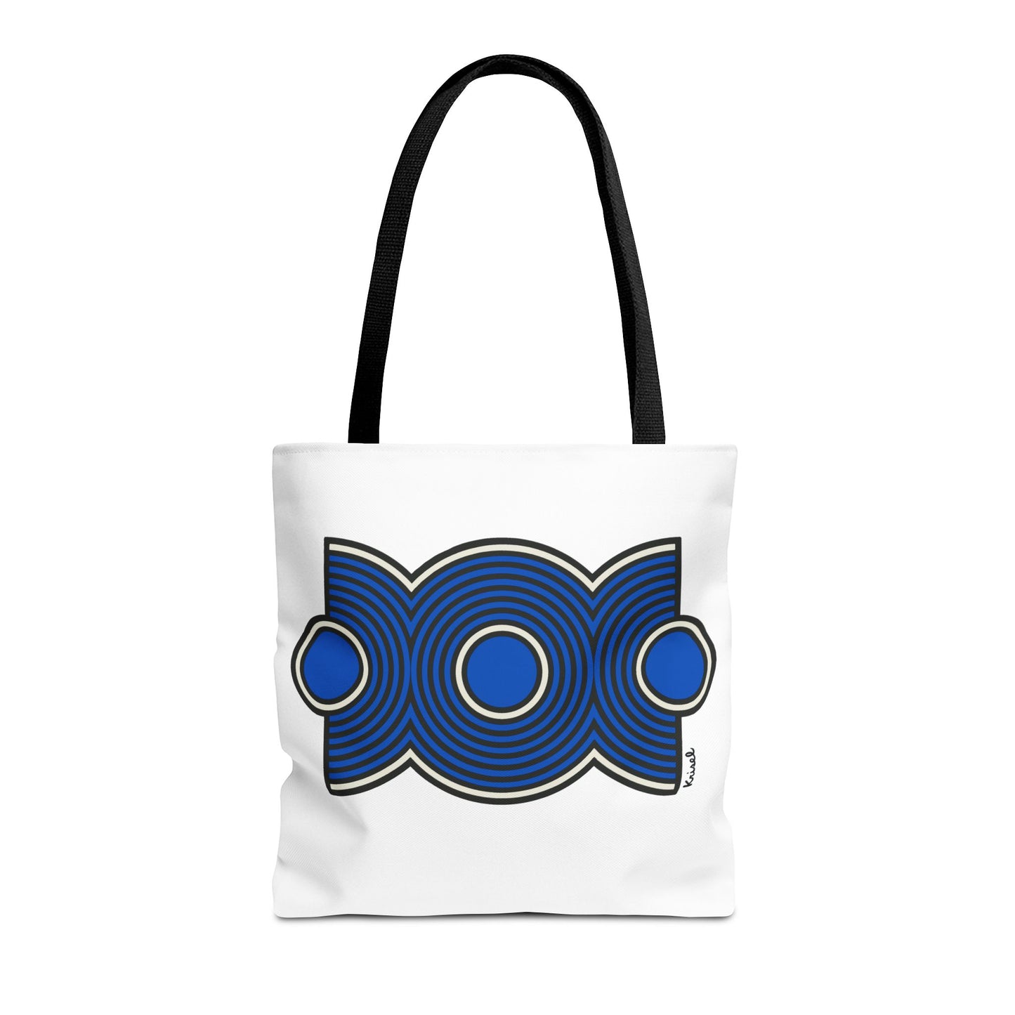 Trio Ripple Blue Tote Bag